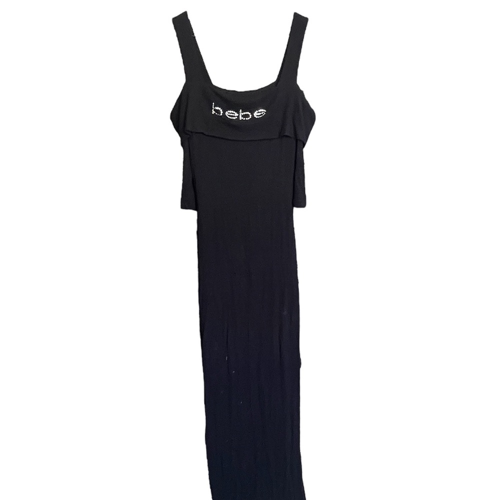 BEBE rare quarter sleeve maxi dress